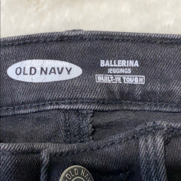 GIRLS Size 10 BLACK OLD NAVY Ballerina Jeans - Picture 3 of 8